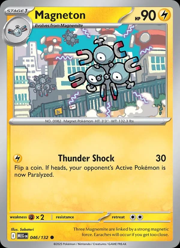 Magneton 046/132 from Mega Evolution