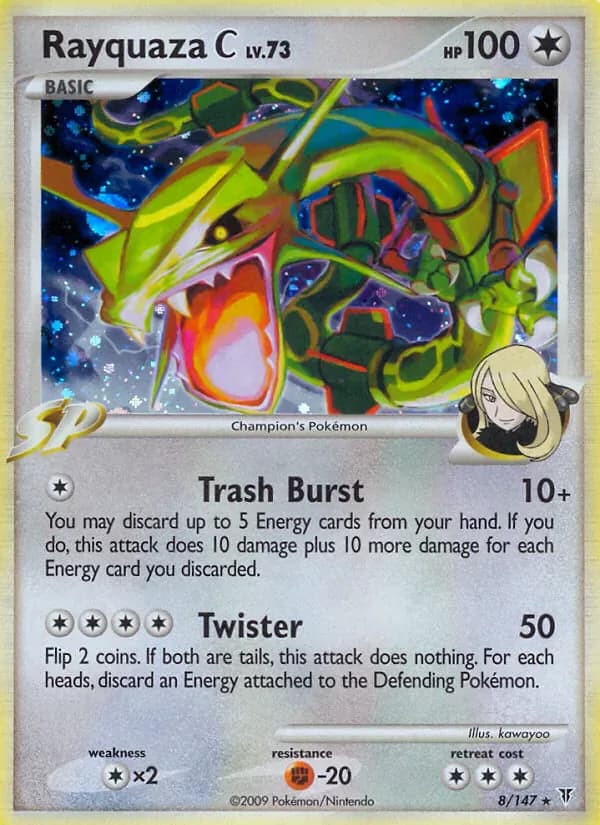 Rayquaza C 8/147 from Supreme Victors