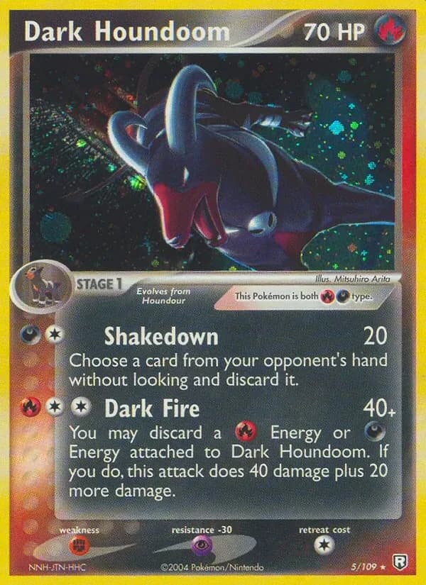Dark Houndoom 5/109 from EX Team Rocket Returns