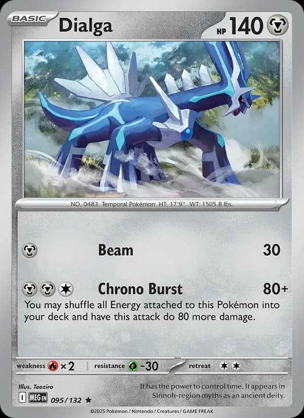 Dialga 095/132 from Mega Evolution