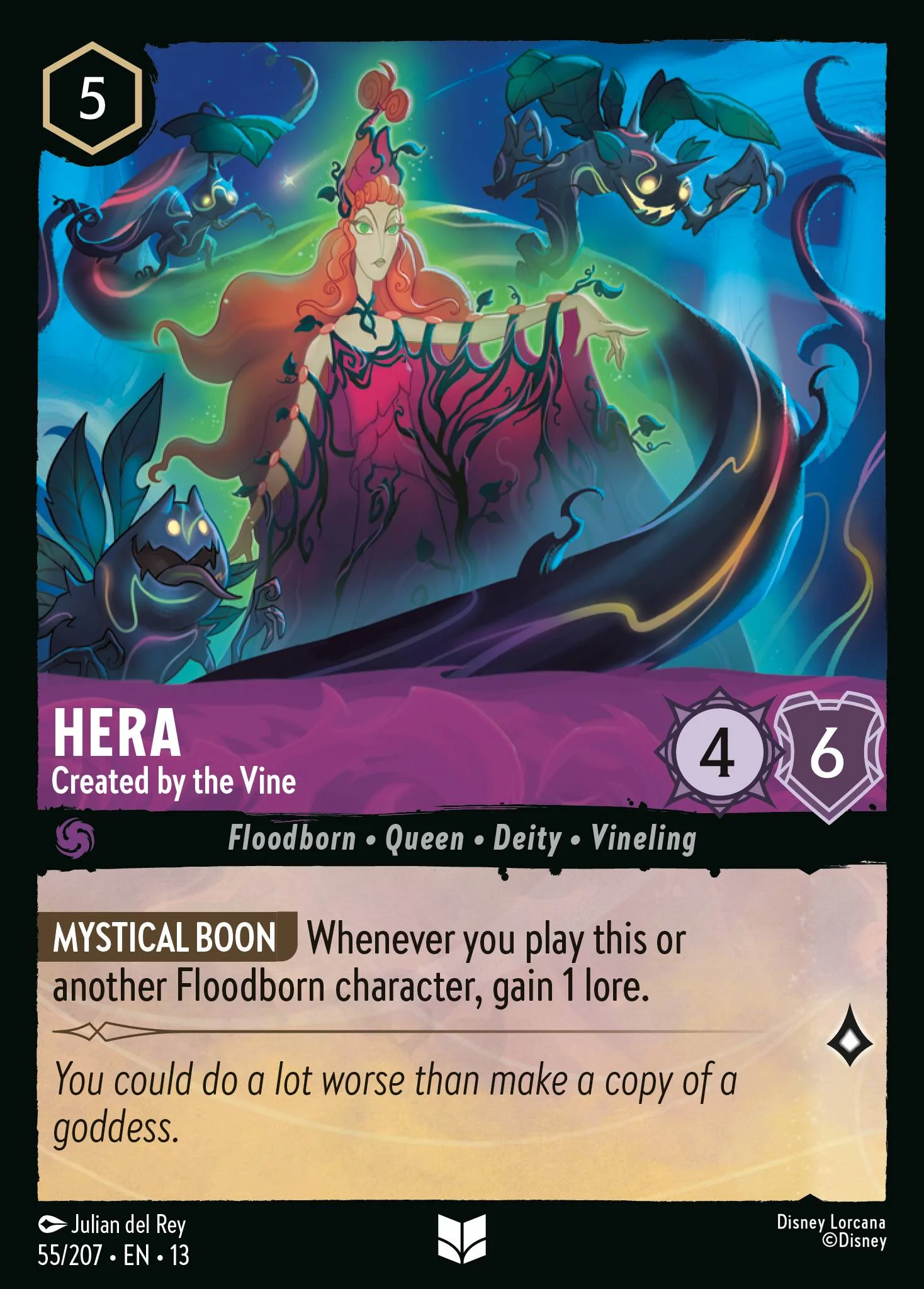 Hera - Created by the Vine 55/207 from Attack of the Vine!