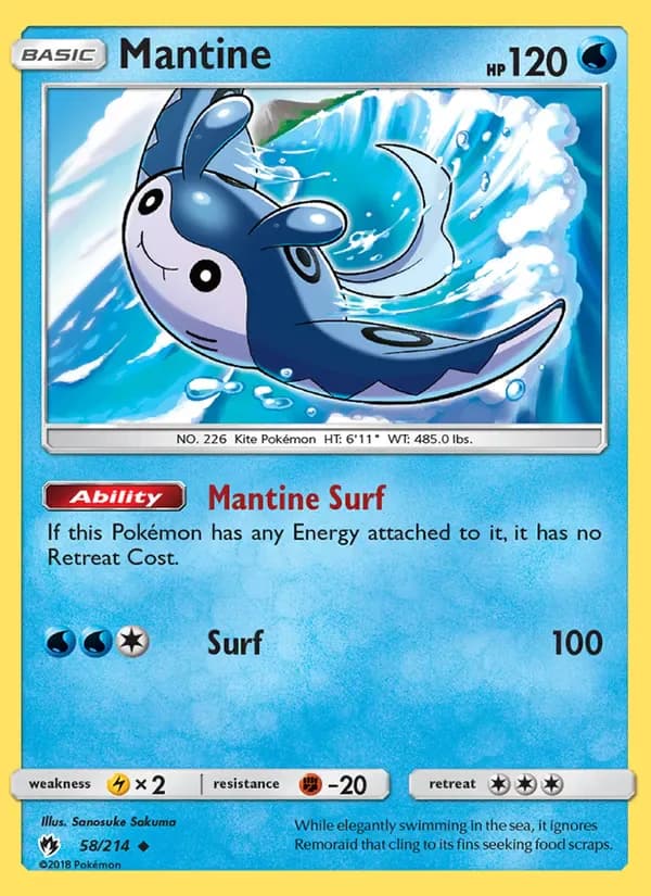 Mantine 58/214 from Lost Thunder