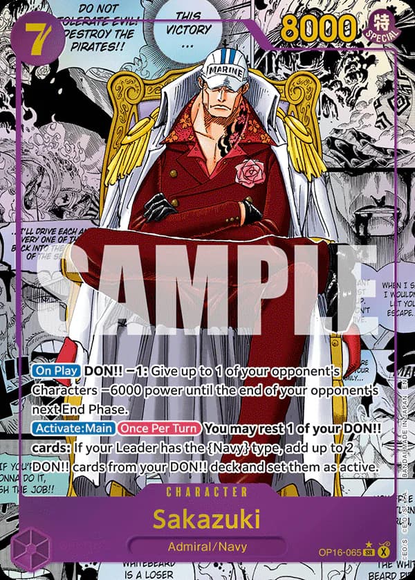 Sakazuki OP16-065 Official alternate printing 2