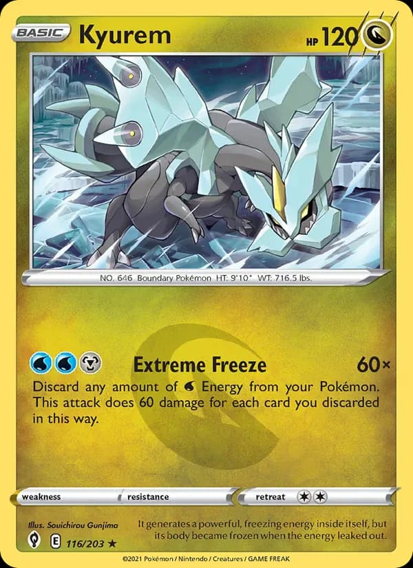 Kyurem 116/203 from Evolving Skies