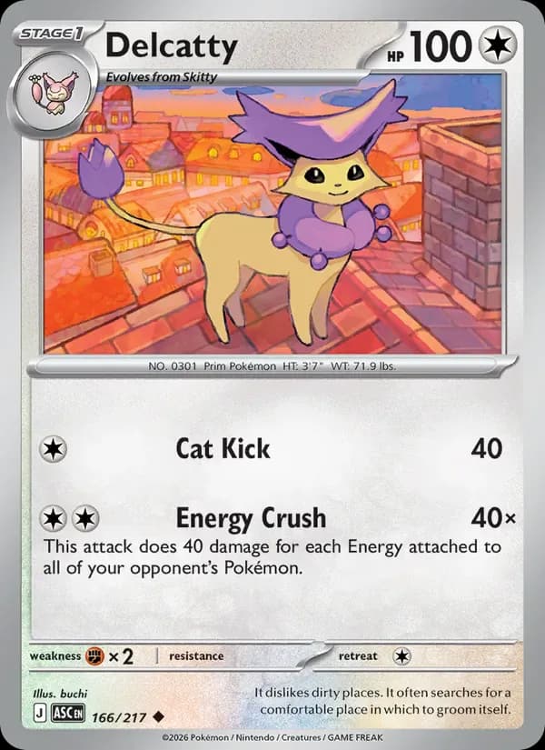 Delcatty 166/217 from Ascended Heroes