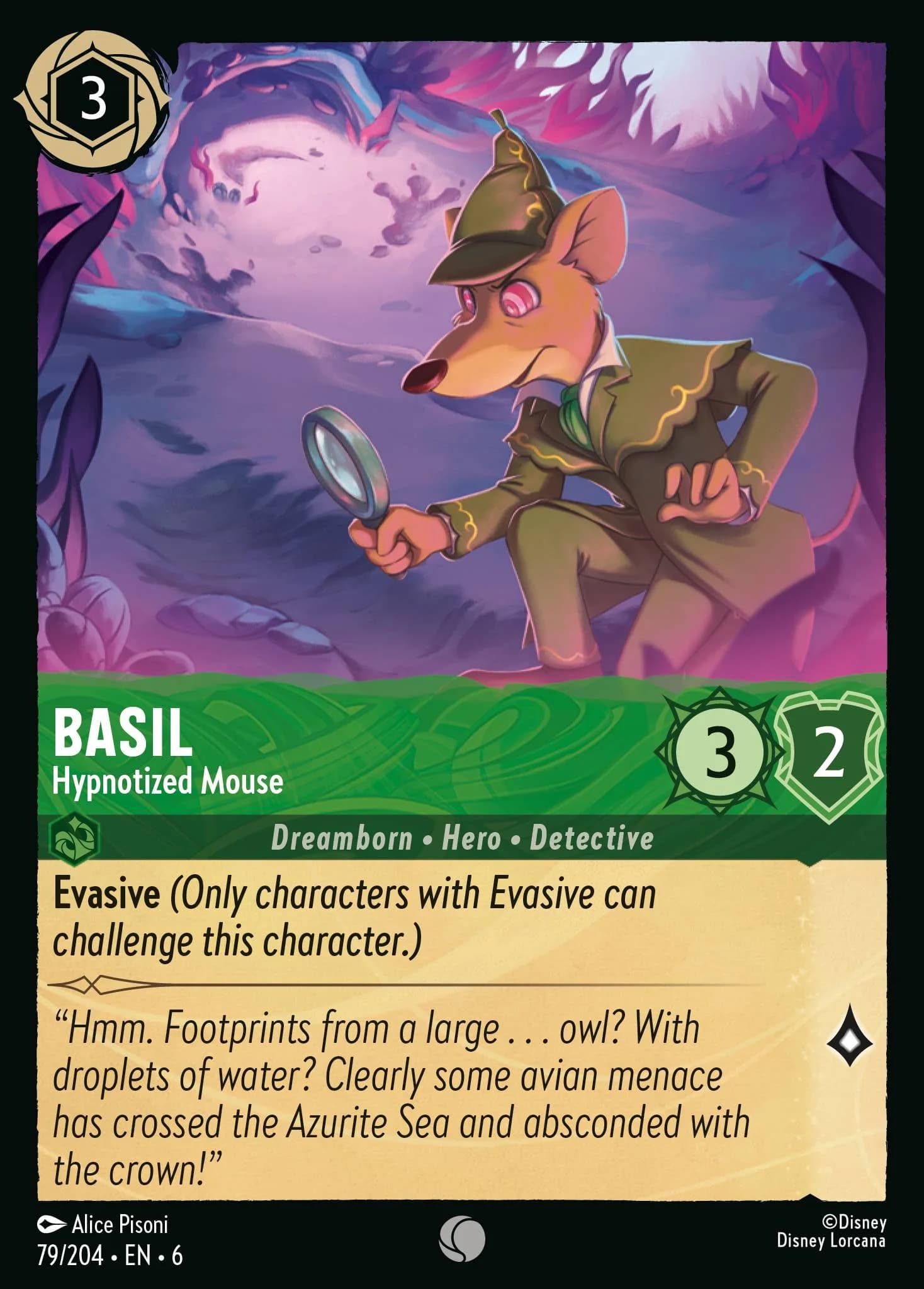 Basil - Hypnotized Mouse 79/204 from Azurite Sea