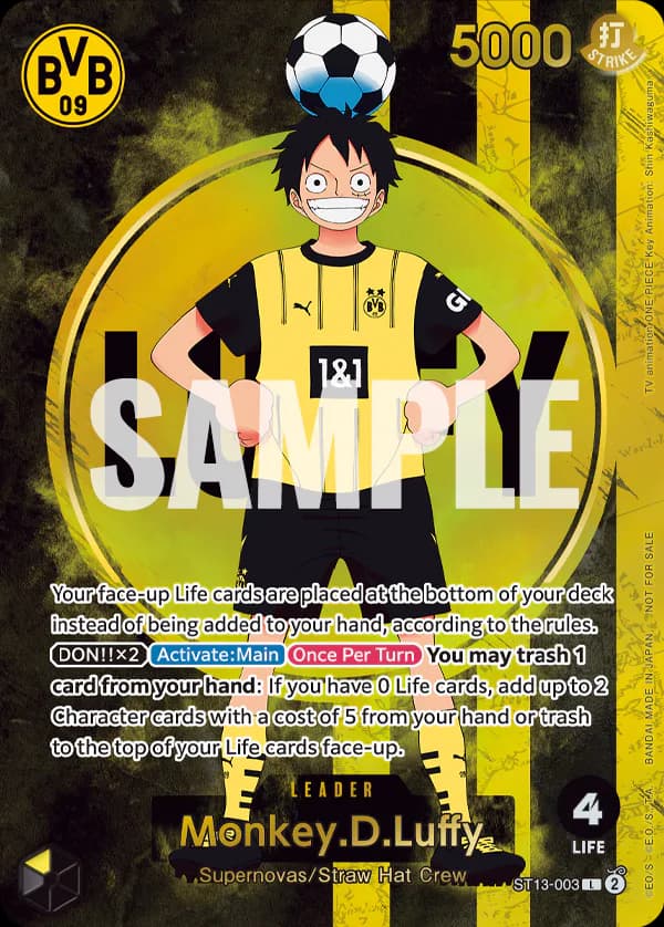 Monkey.D.Luffy ST13-003 Official alternate printing 2