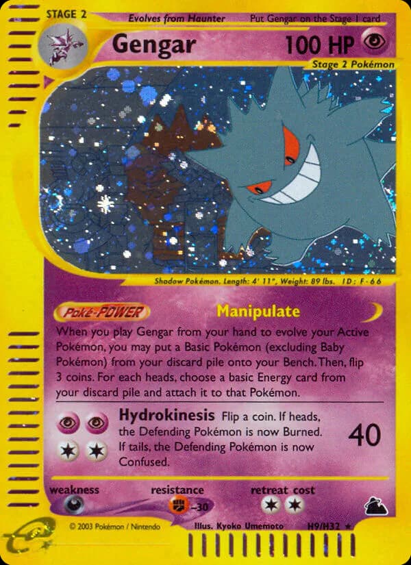 Gengar H09/144 from Skyridge
