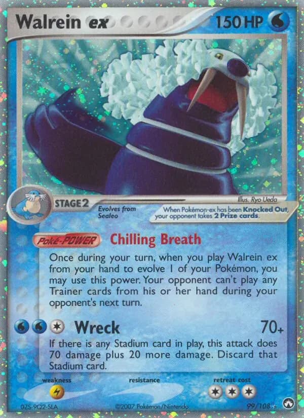 Walrein ex 99/108 from EX Power Keepers
