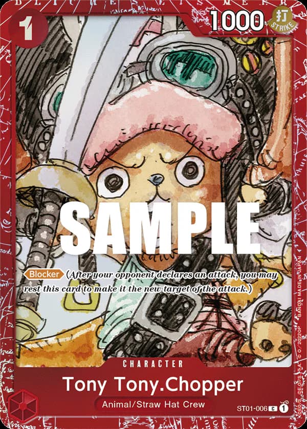Tony Tony.Chopper ST01-006 Official alternate printing 1