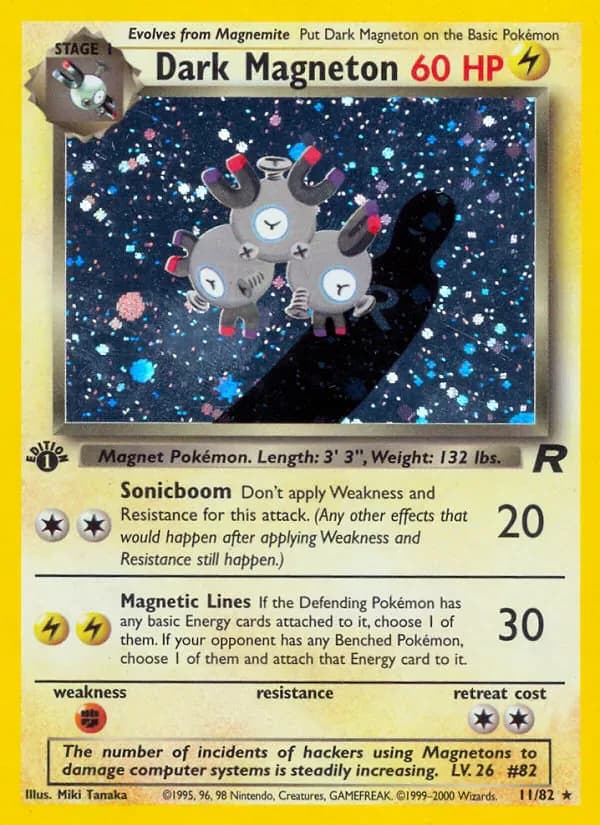 Dark Magneton 11/82 from Team Rocket