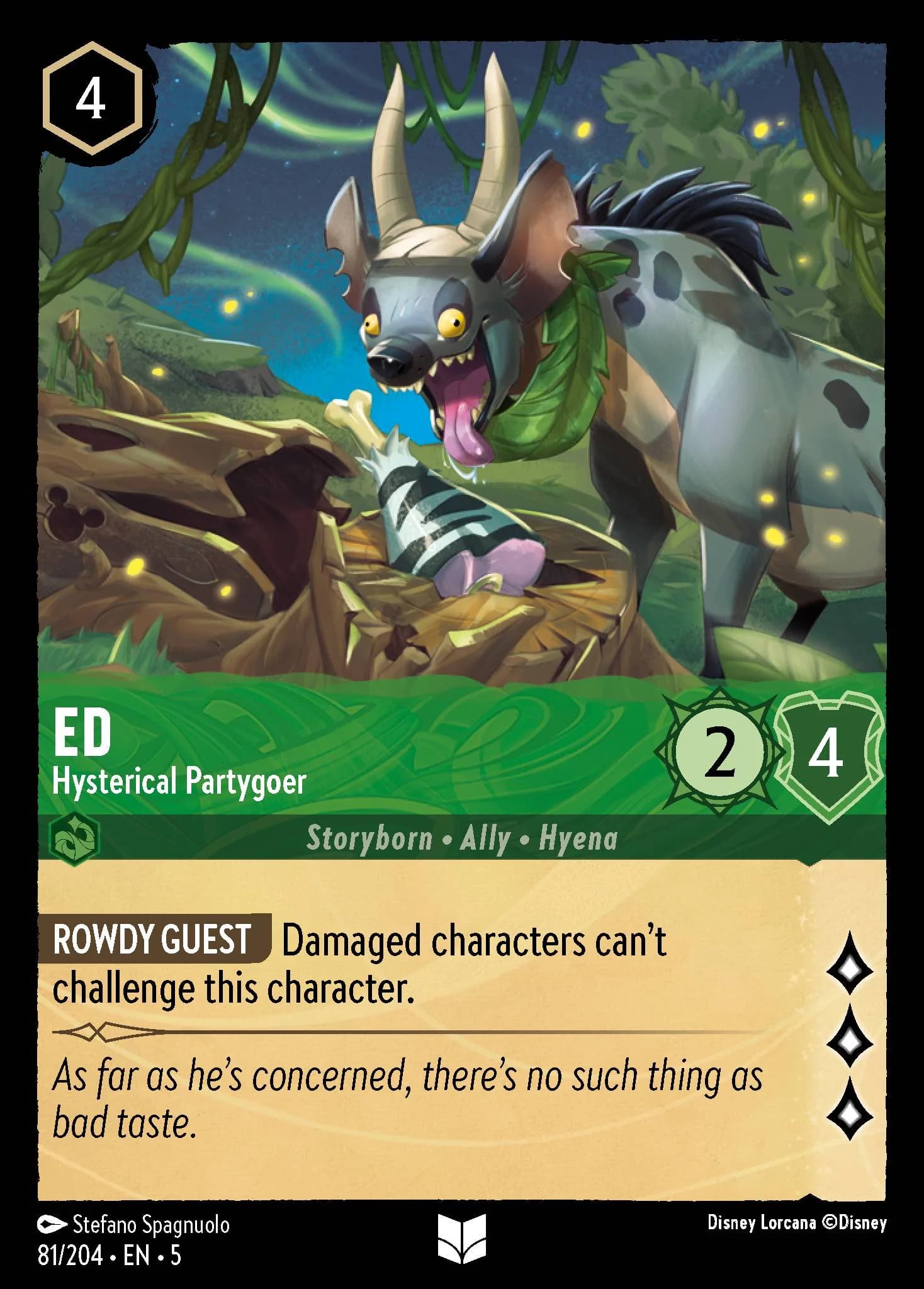 Ed - Hysterical Partygoer 81/204 from Shimmering Skies