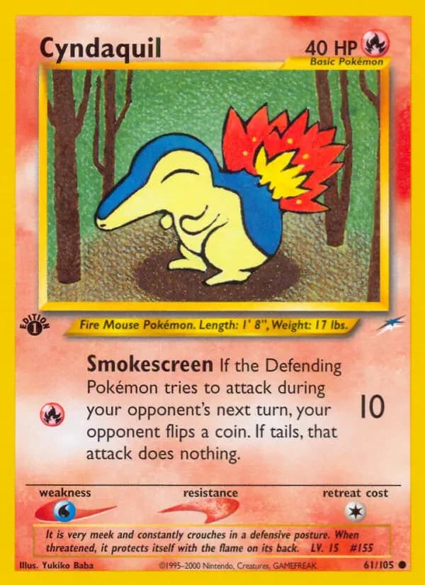Cyndaquil 61/105 from Neo Destiny