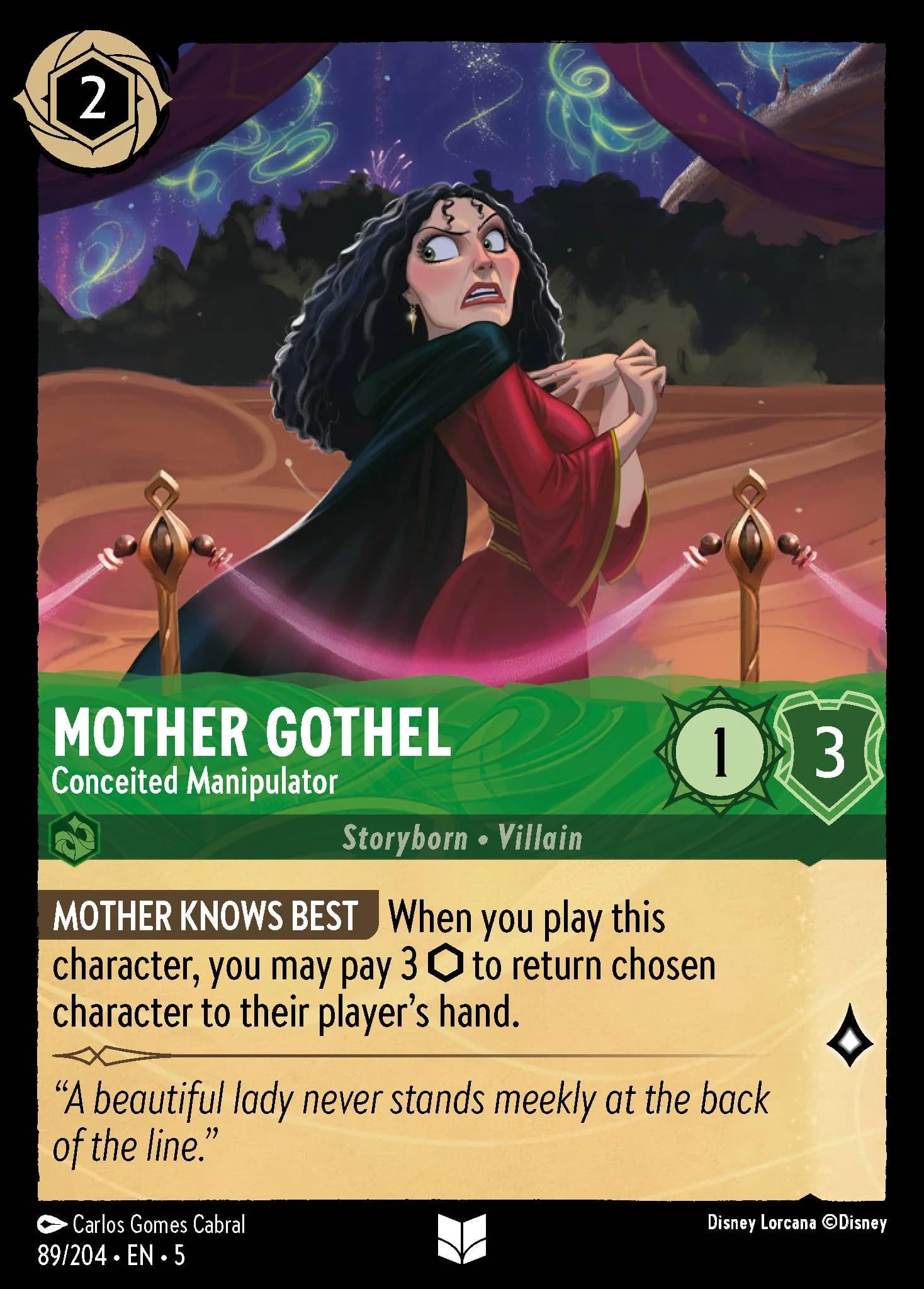 Mother Gothel - Conceited Manipulator 89/204 from Shimmering Skies
