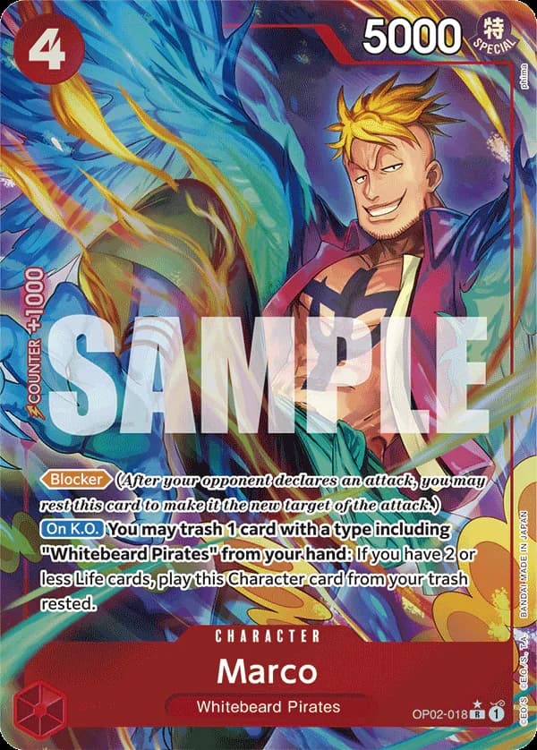Marco OP02-018 Official alternate printing 6