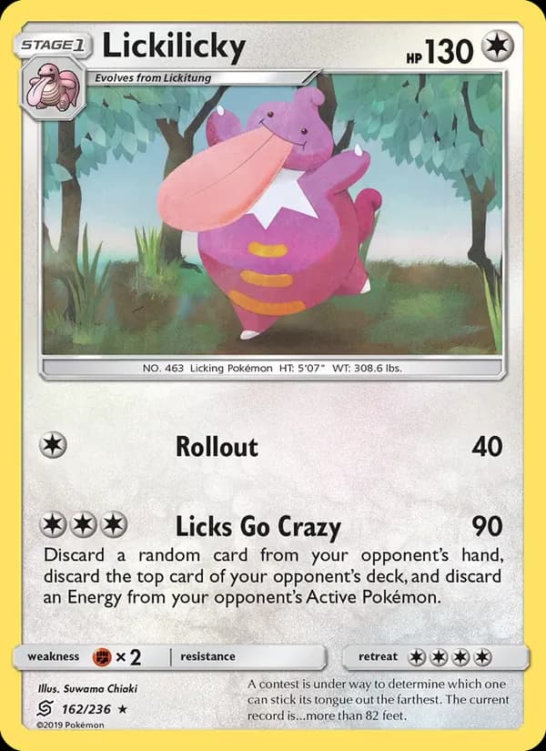 Lickilicky 162/236 from Unified Minds
