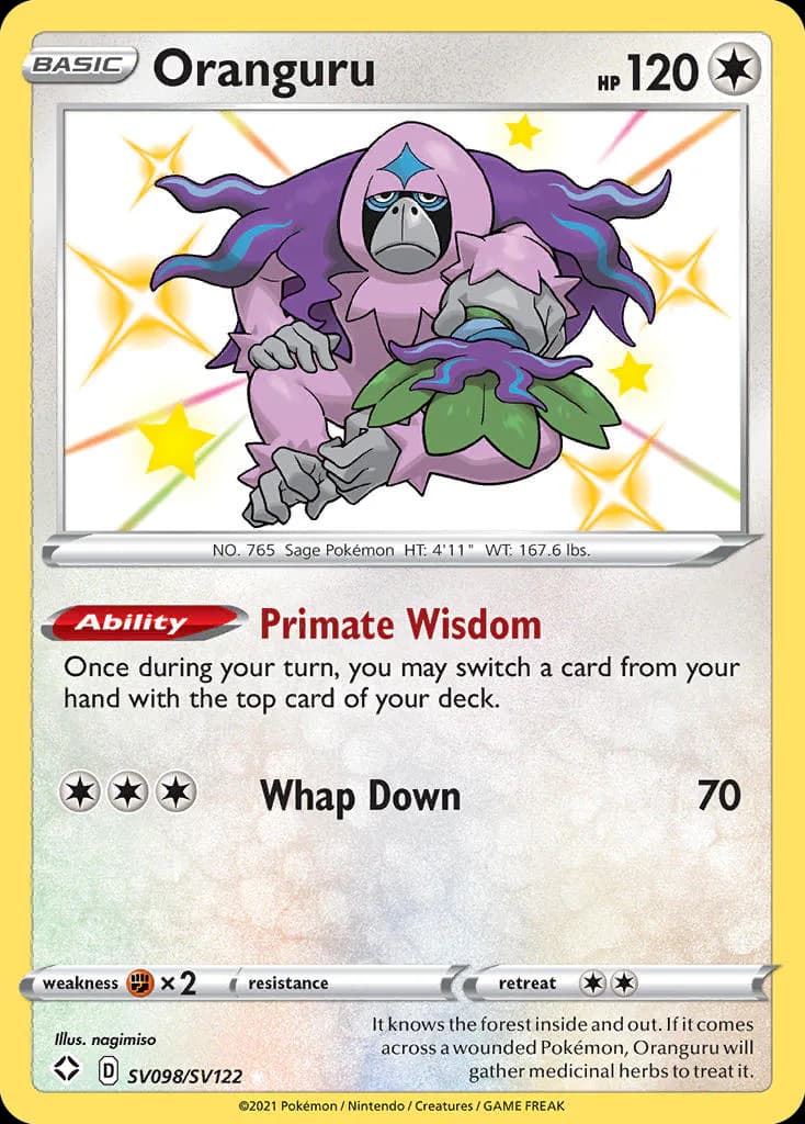 Oranguru SV098/SV122 from Shining Fates