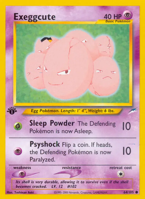 Exeggcute 64/105 from Neo Destiny