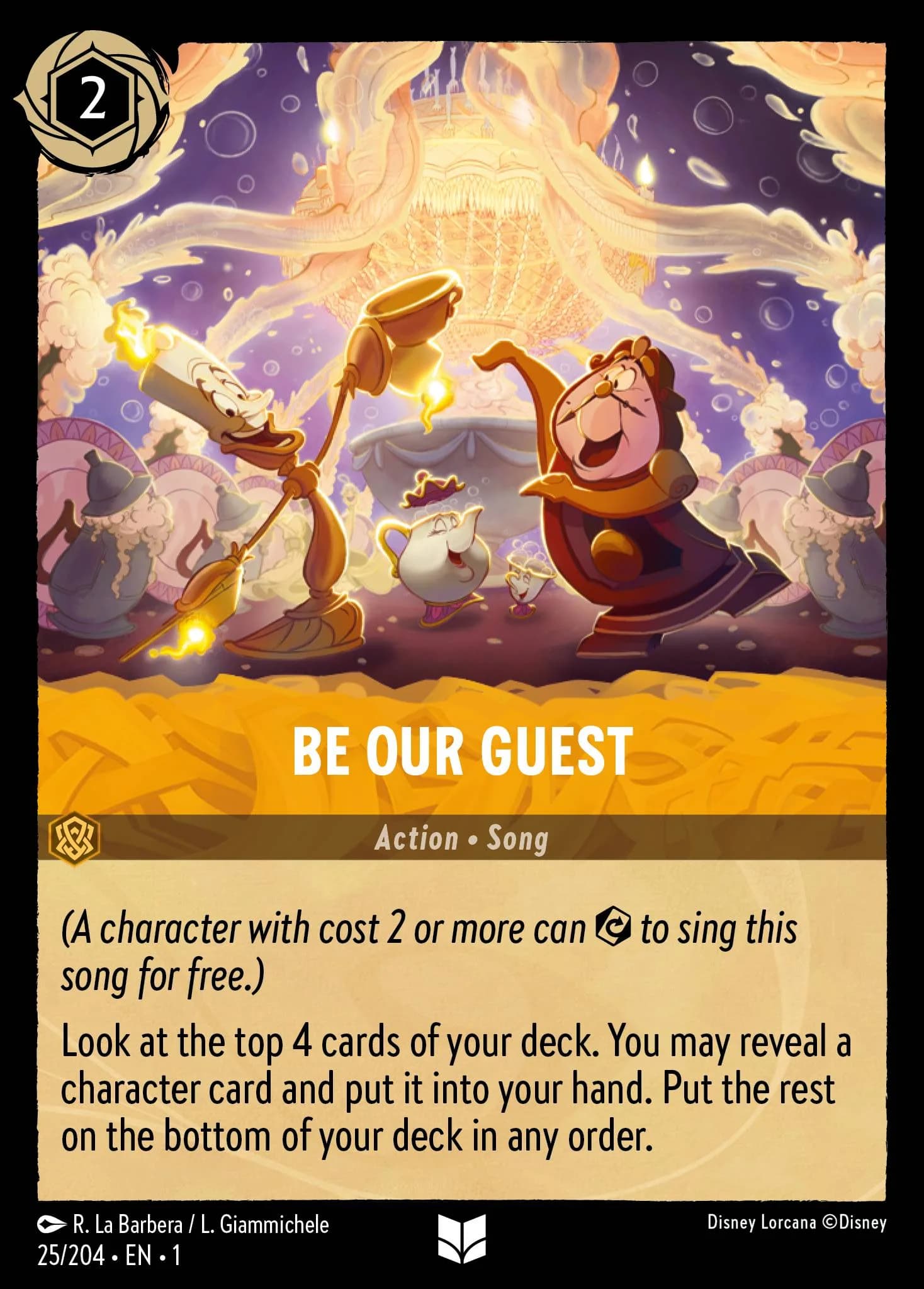 Be Our Guest 25/204 from The First Chapter