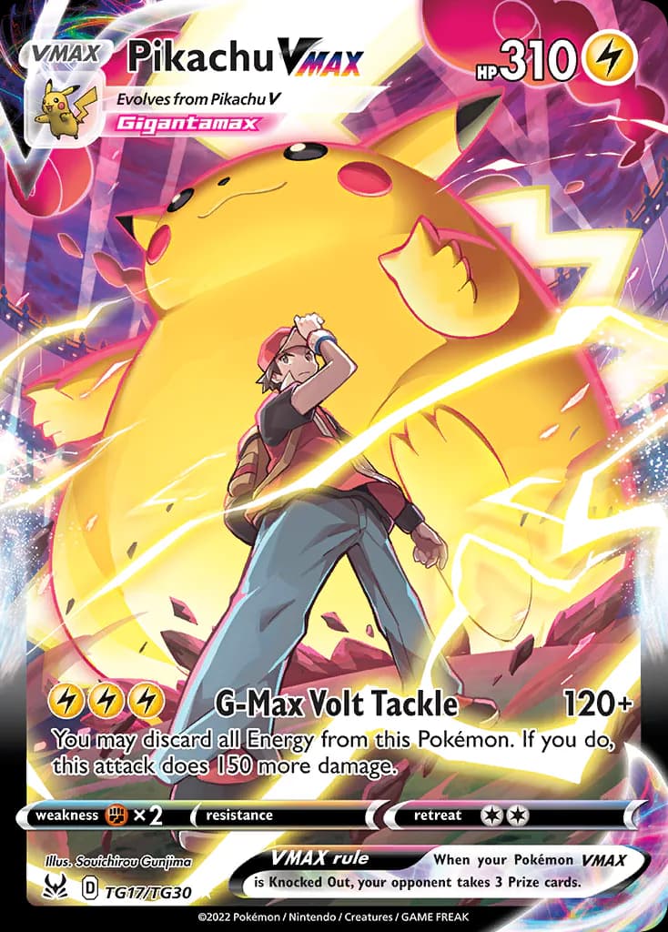 Pikachu VMAX TG17/TG30 from Lost Origin