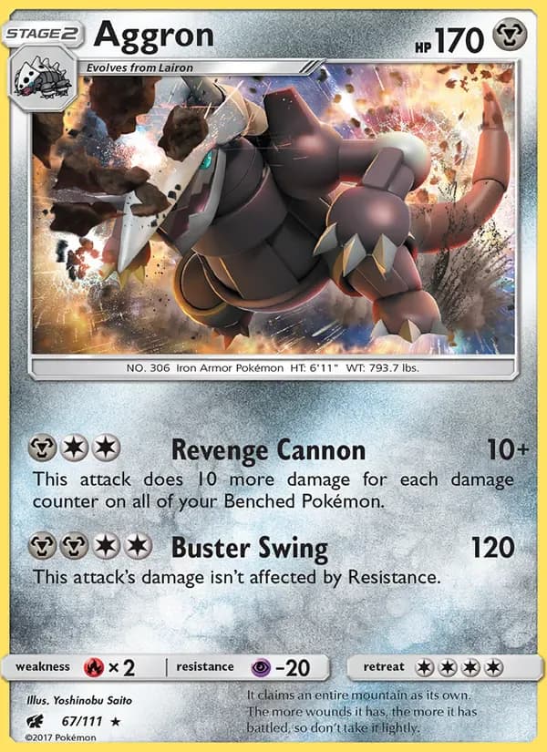 Aggron 67/111 from Crimson Invasion