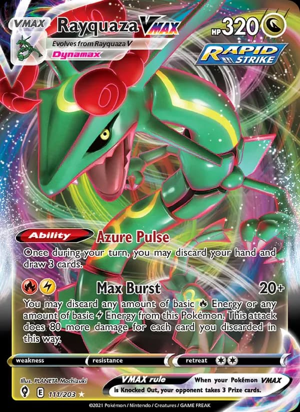 Rayquaza VMAX 111/203 from Evolving Skies