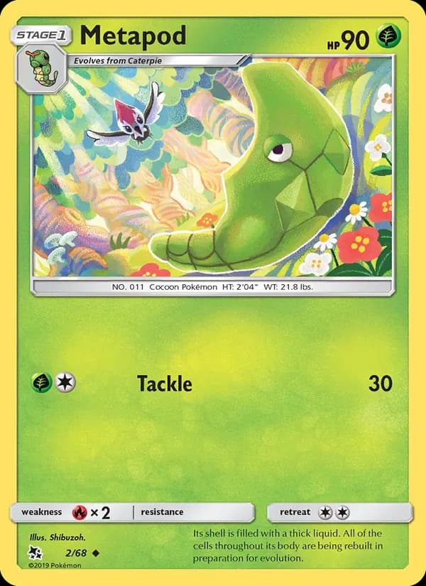 Metapod 2/68 from Hidden Fates