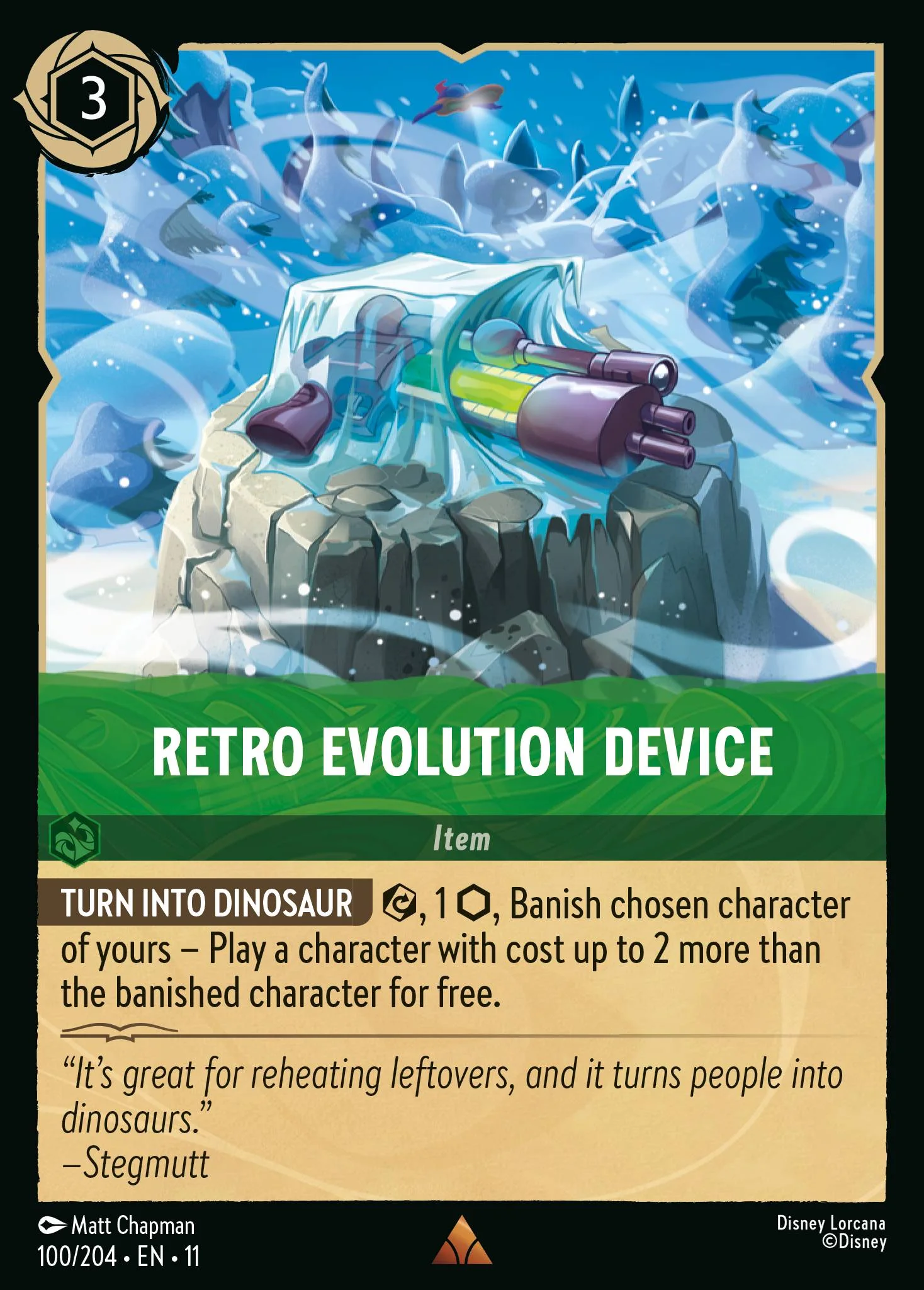 Retro Evolution Device 100/204 from Winterspell