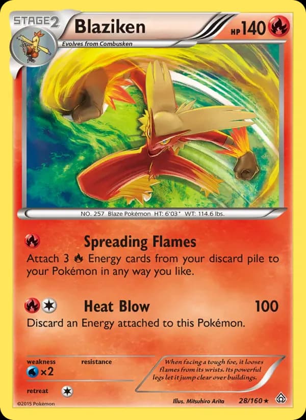 Blaziken 28/160 from Primal Clash