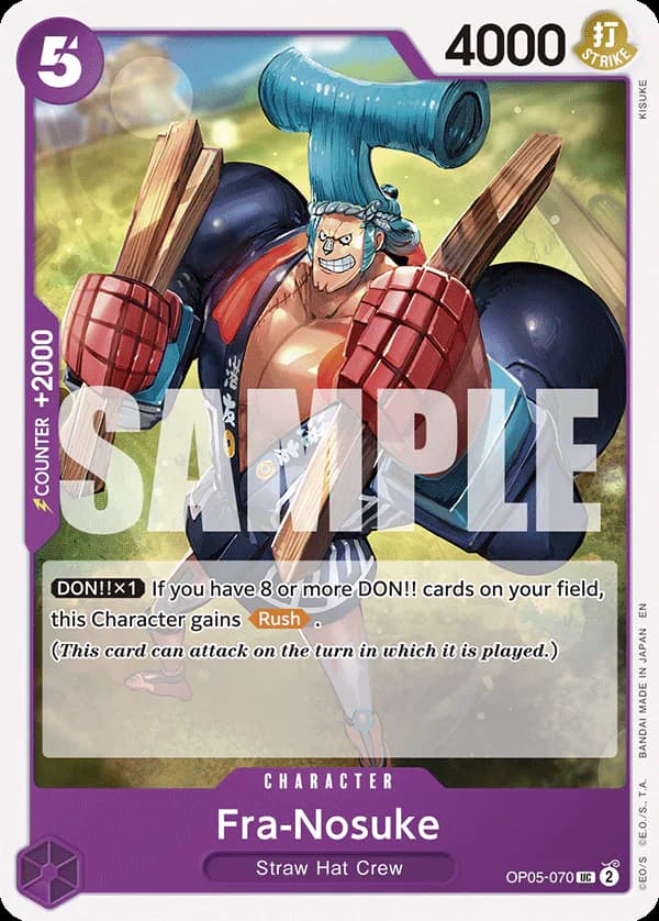 Fra-Nosuke OP05-070 Official alternate printing r2