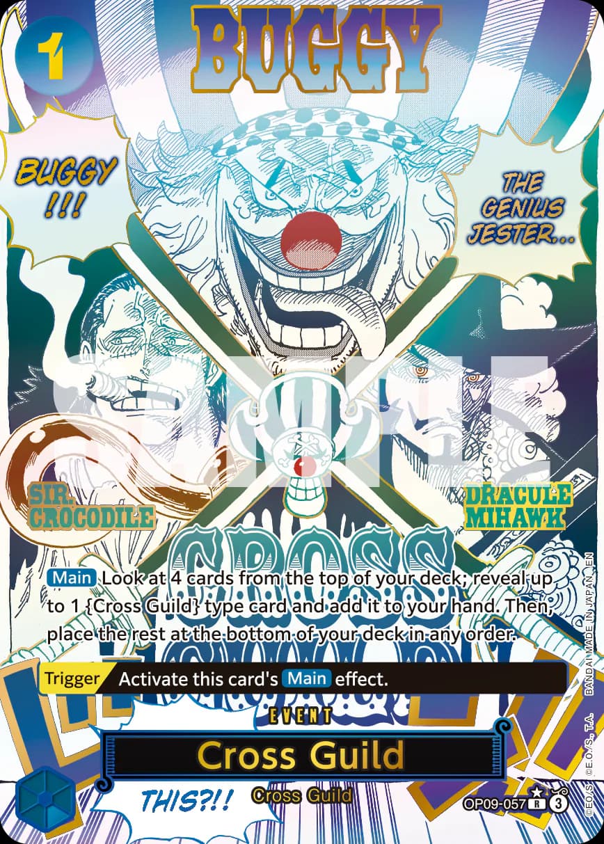 Cross Guild OP09-057 Official alternate printing 2