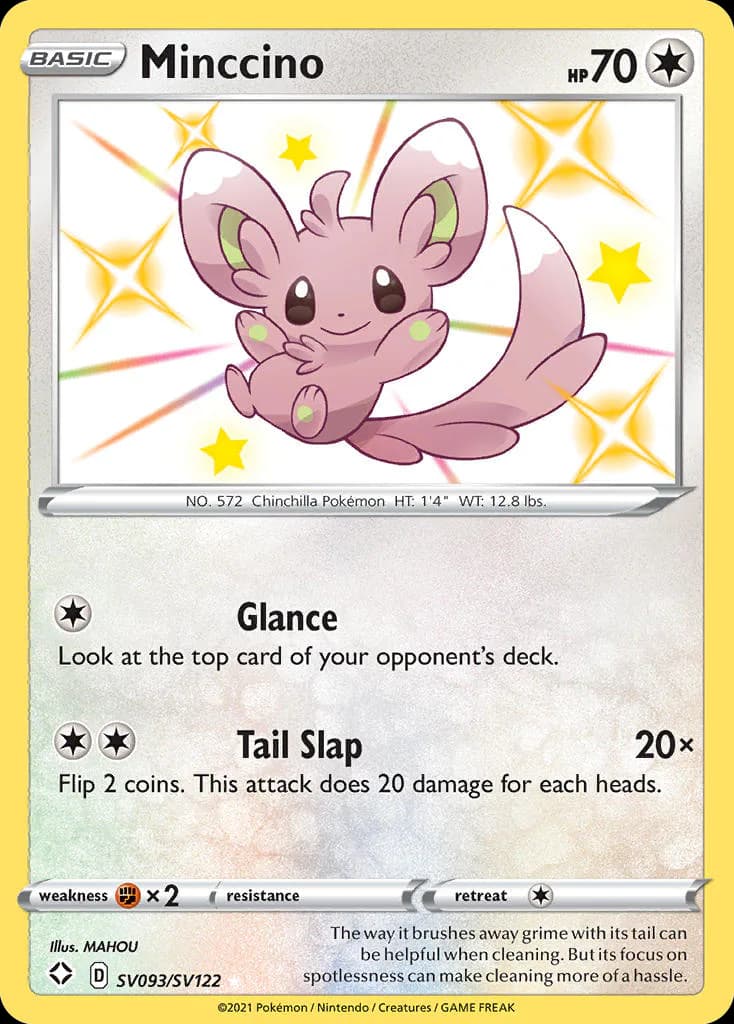 Minccino SV093/SV122 from Shining Fates