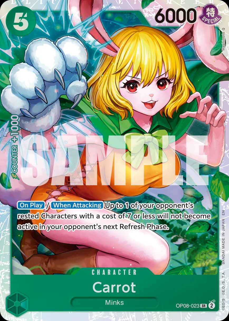 Carrot OP08-023 Official alternate printing r1