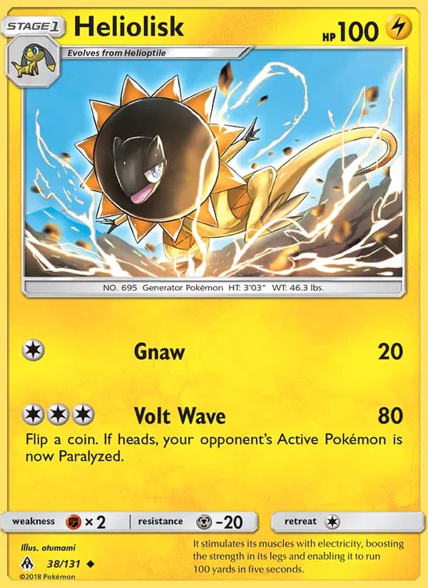 Heliolisk 38/131 from Forbidden Light