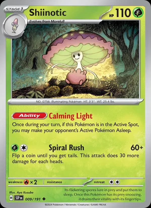 Shiinotic 009/191 from Surging Sparks