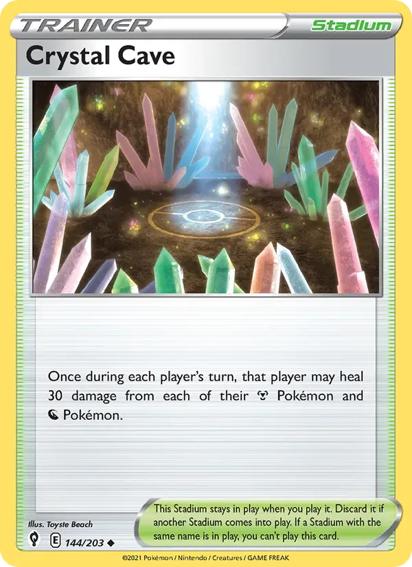 Crystal Cave 144/203 from Evolving Skies