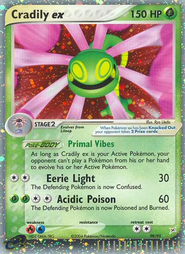 Cradily ex 90/95 from EX Team Magma vs Team Aqua