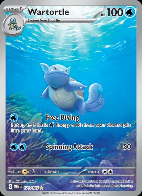 Wartortle 171/165 from Pokemon 151