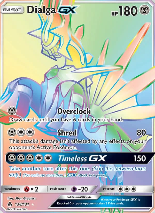 Dialga GX 138/131 from Forbidden Light
