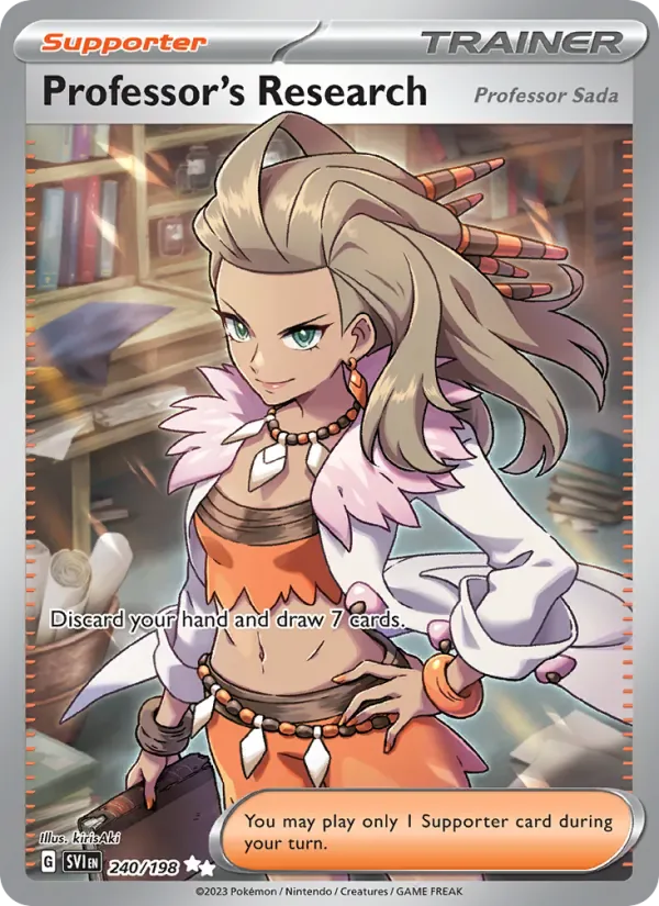 Professor's Research 240/198 from Scarlet & Violet Base Set