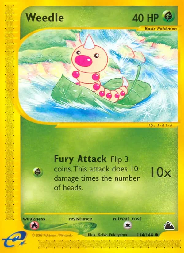 Weedle 114/144 from Skyridge