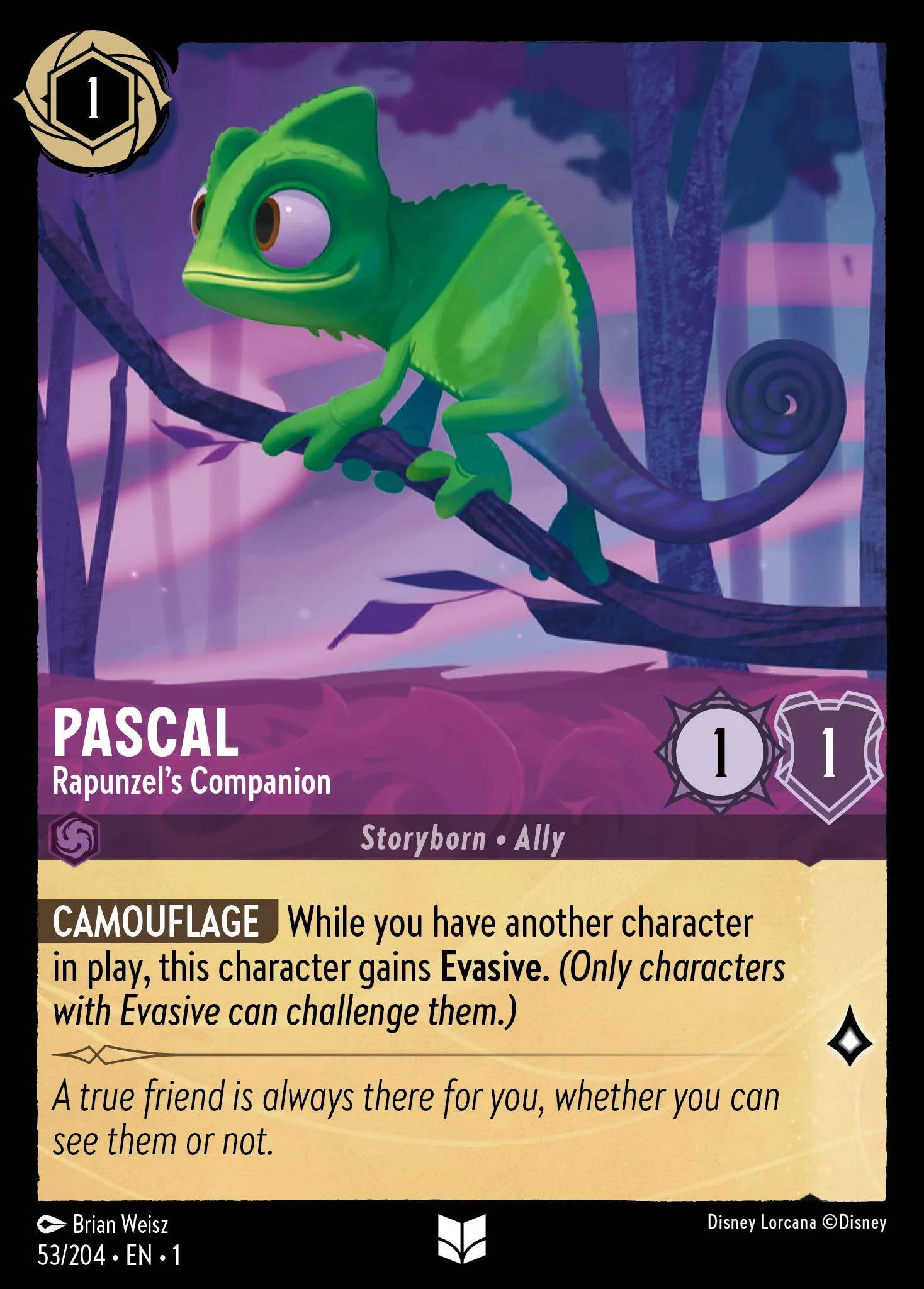 Pascal - Rapunzel's Companion 53/204 from The First Chapter