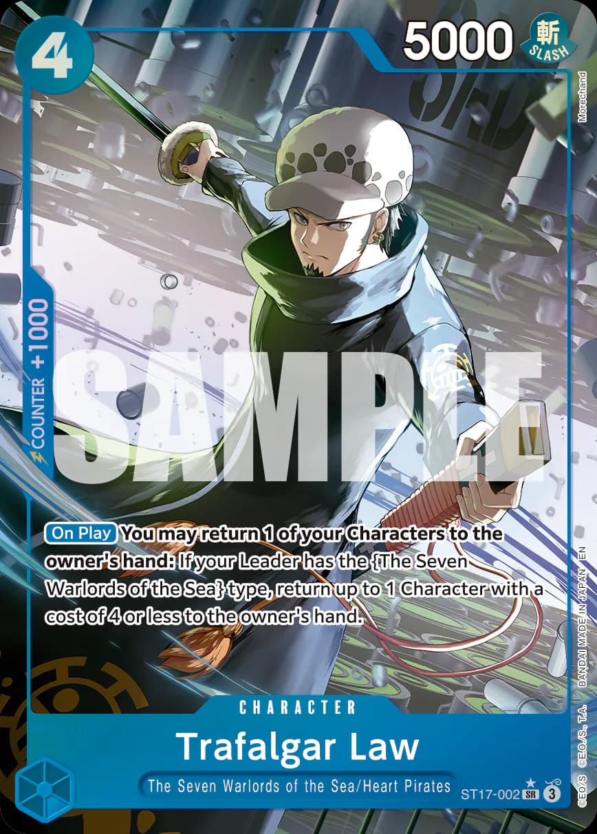 Trafalgar Law ST17-002 Official alternate printing 1