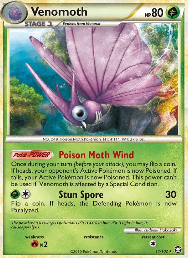Venomoth 11/102 from Triumphant