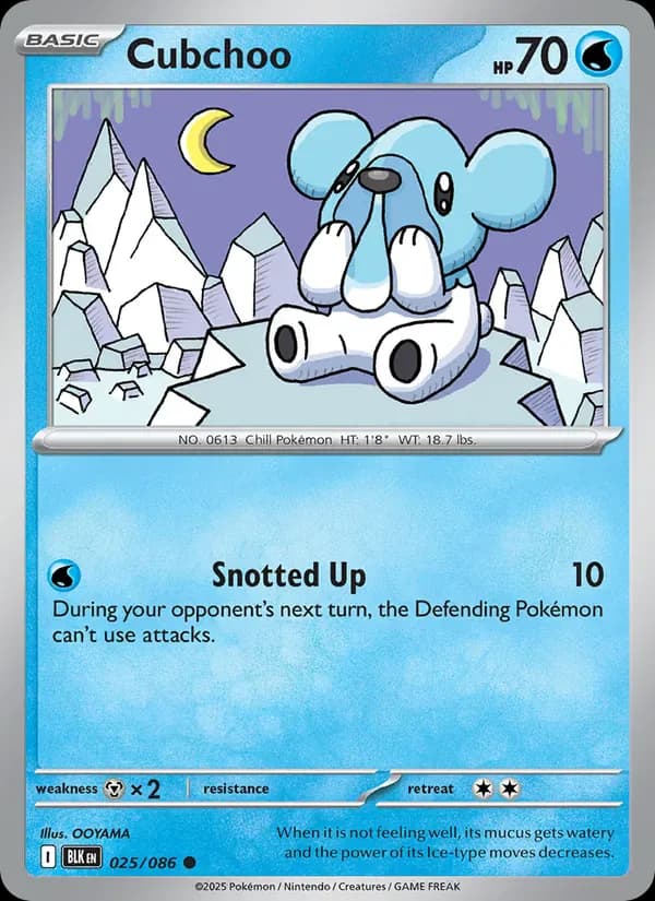 Cubchoo 025/86 from Black Bolt