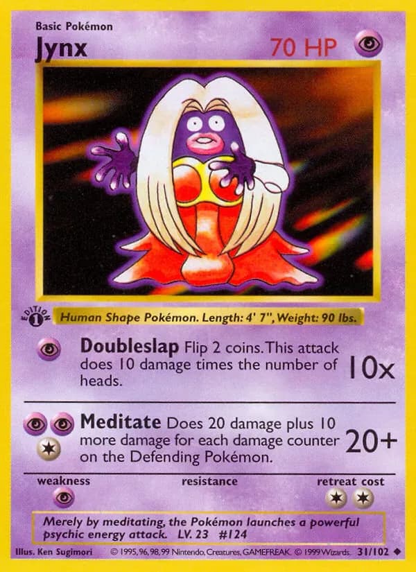Jynx 31/102 from Base Set