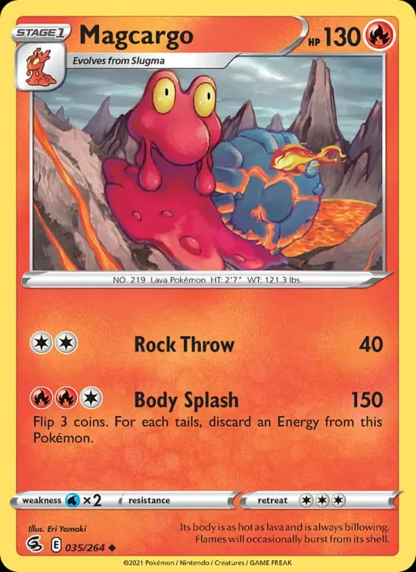 Magcargo 35/264 from Fusion Strike