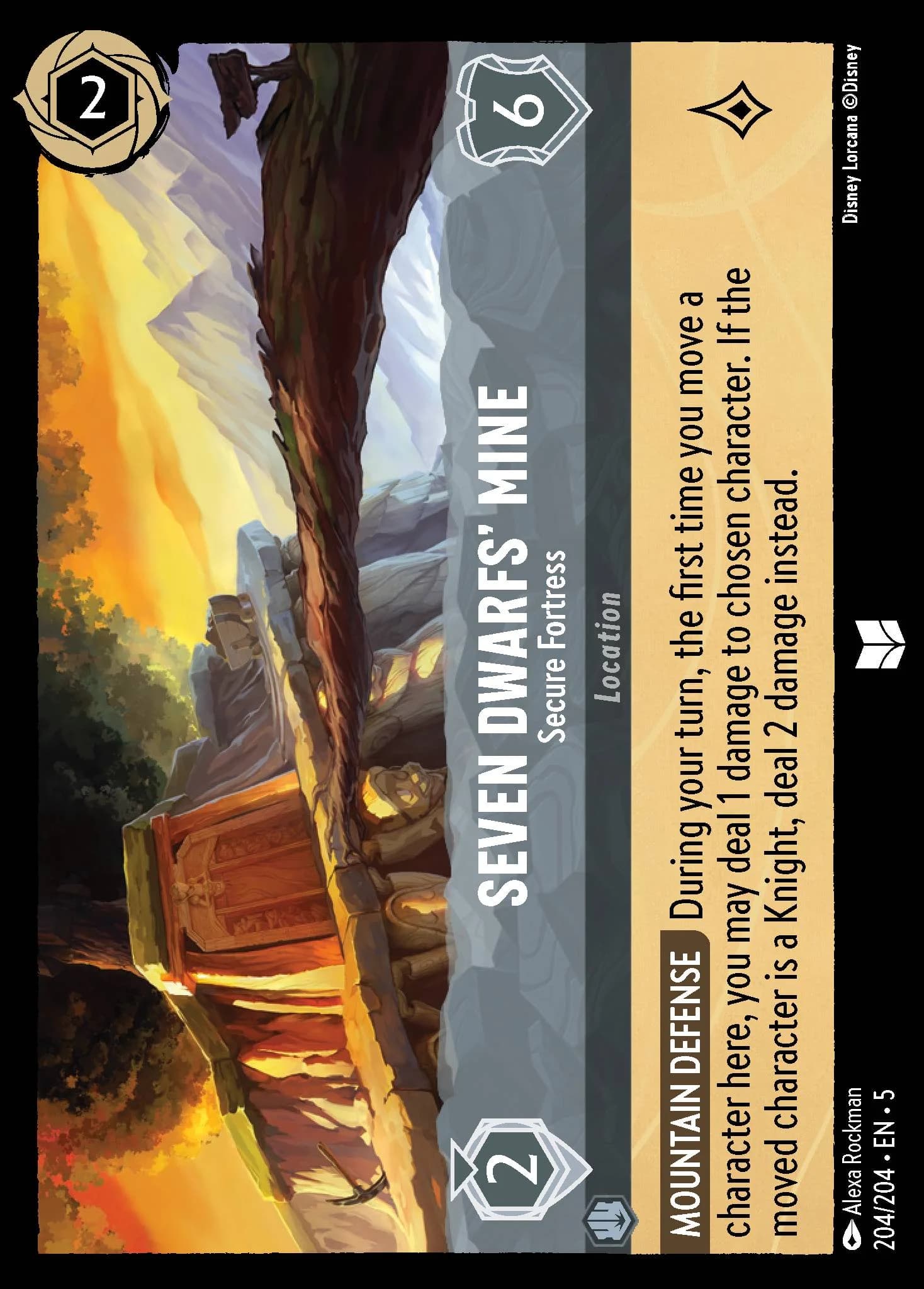 Seven Dwarfs' Mine - Secure Fortress 204/204 from Shimmering Skies