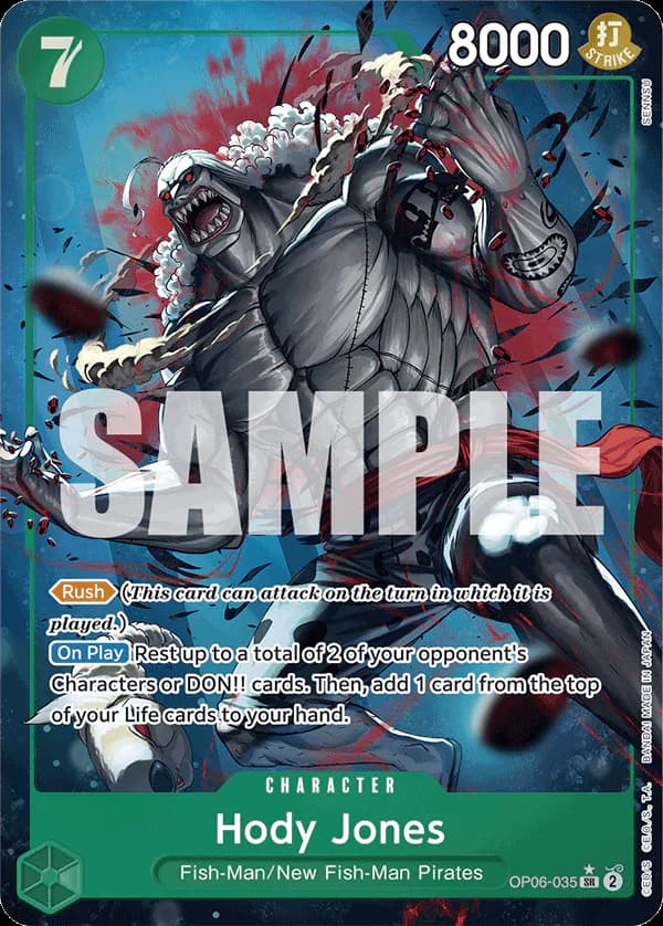 Hody Jones OP06-035 Official alternate printing 3