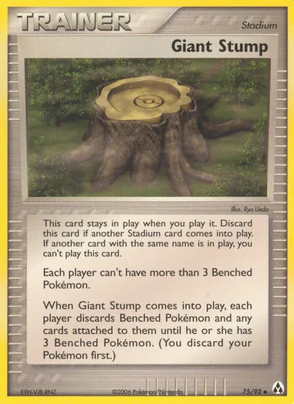 Giant Stump 75/92 from EX Legend Maker